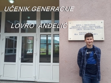 UČENIK GENERACIJE LOVRO ANĐELIĆ